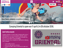Tablet Screenshot of campingoriental.nl
